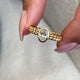 Diamond Statement Fashion Ring 0.50 ct TCW, Yellow Gold 14K