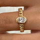 Diamond Solitaire Ring 0.5 ct Yellow Gold