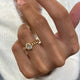 Diamond Statement Fashion Ring 0.50 ct TCW, Yellow Gold 14K