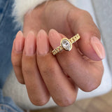 Diamond Statement Fashion Ring 0.50 ct TCW, Yellow Gold 14K