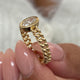 Diamond Statement Fashion Ring 0.50 ct TCW, Yellow Gold 14K