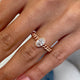 Diamond Solitaire Ring 0.4 ct Rose Gold