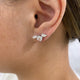 Diamond Stud Earrings 2.1 ct White Gold
