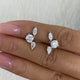 Diamond Stud Earrings 2.1 ct White Gold