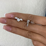 Diamond Stud Earrings 2.1 ct White Gold