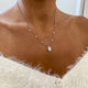 Diamond Chain Necklace 0.8 ct White Gold