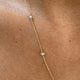 Diamond Pendant Necklace 1.1 ct Yellow Gold