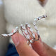 Diamond Statement Fashion Ring 2.10 ct TCW, White Gold 14K