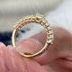 Diamond Wedding Band Fashion Ring 1.50 ct TCW, Yellow Gold 14K