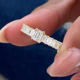 Diamond Wedding Band Fashion Ring 1.50 ct TCW, Yellow Gold 14K