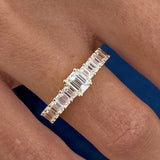 Diamond Wedding Band Fashion Ring 1.50 ct TCW, Yellow Gold 14K