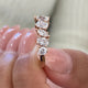 Diamond Wedding Band Fashion Ring 1.10 ct TCW, Rose Gold 14K