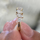 Diamond Stackable Fashion Ring 1.10 ct TCW, Yellow Gold 14K