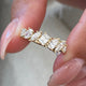 Diamond Stackable Fashion Ring 1.10 ct TCW, Yellow Gold 14K