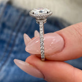 Fiora Engagement Ring 1.50 Carat White Gold