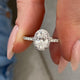 Fiora Engagement Ring 1.50 Carat White Gold