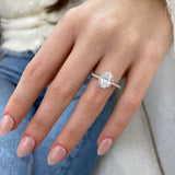 Solitaire with Pave Band