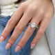 Solitaire with Pave Band