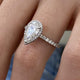 Elowen Engagement Ring 1.50 Carat White Gold