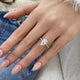 Elowen Engagement Ring 1.50 Carat White Gold