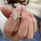 Elowen Engagement Ring 1.50 Carat White Gold