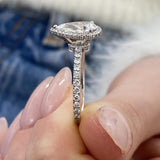 Elowen Engagement Ring 1.50 Carat White Gold