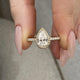 Elowen Engagement Ring 1.50 Carat Yellow Gold
