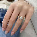 Solitaire with Pave Band