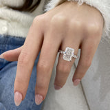 Solitaire with Pave Band