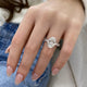 Solitaire with Pave Band
