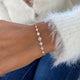 Diamond Link Bracelet 1 ct White Gold