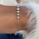Diamond Link Bracelet 1 ct White Gold