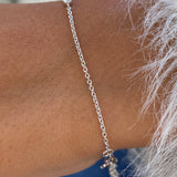 Diamond Link Bracelet 1 ct White Gold