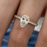 Lunara Engagement Ring 1.50 Carat Yellow Gold