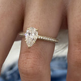 Lunara Engagement Ring 1.50 Carat Yellow Gold