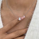 Diamond Pendant Necklace 1.5 ct White Gold