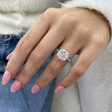 Noémie Engagement Ring 3.45 Carat White Gold