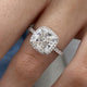 Solitaire with Pave Band