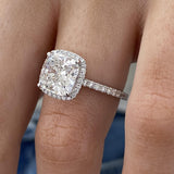 Noémie Engagement Ring 3.45 Carat White Gold