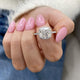 Noémie Engagement Ring 3.45 Carat White Gold