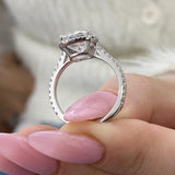 Noémie Engagement Ring 3.45 Carat White Gold