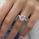 Elira Engagement Ring 5.20 Carat White Gold