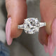Elira Engagement Ring 5.20 Carat White Gold