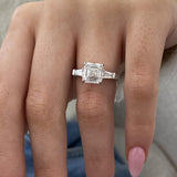 Luciana Asscher Engagement Ring, 4.25ct TCW