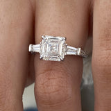 Luciana Asscher Engagement Ring, 4.25ct TCW