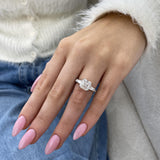 Luciana Asscher Engagement Ring, 4.25ct TCW