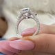 Luciana Asscher Engagement Ring, 4.25ct TCW