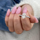 Araceli Engagement Ring 2.10 Carat White Gold