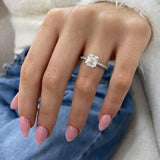 Adelina Engagement Ring 2.55 Carat White Gold