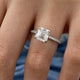 Adelina Engagement Ring 2.55 Carat White Gold